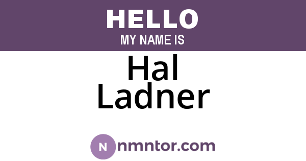 Hal Ladner