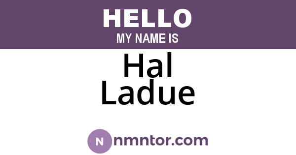 Hal Ladue