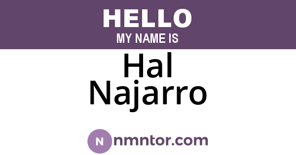 Hal Najarro