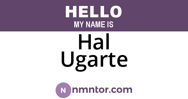Hal Ugarte