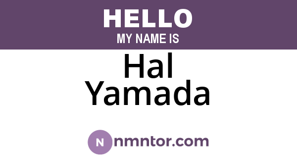 Hal Yamada