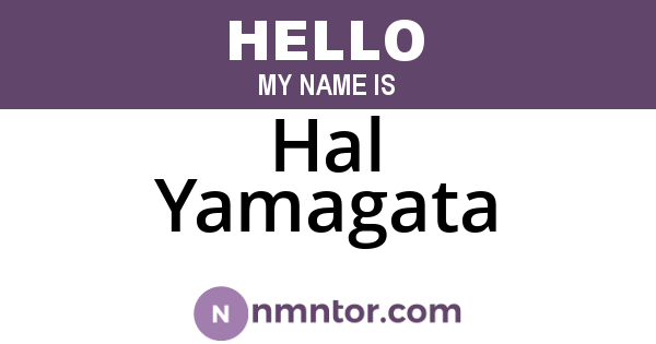 Hal Yamagata