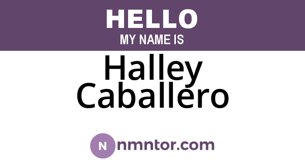 Halley Caballero