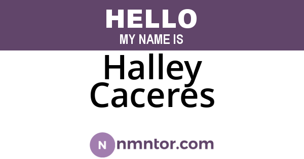 Halley Caceres