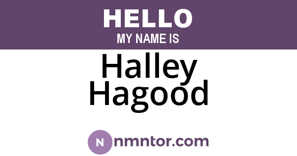 Halley Hagood