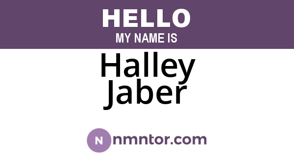 Halley Jaber