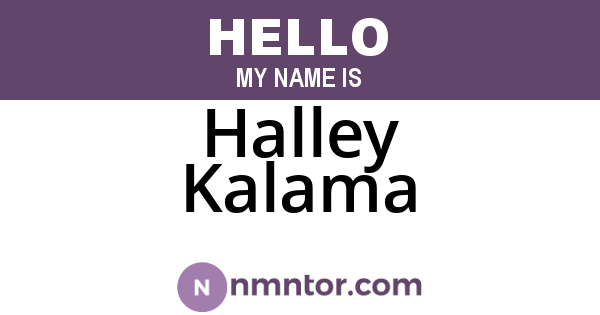 Halley Kalama