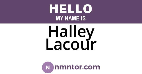 Halley Lacour