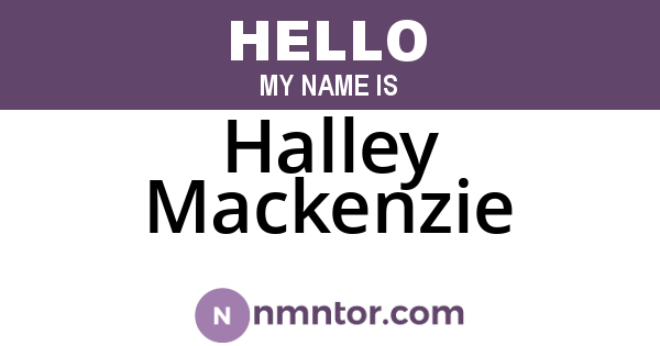 Halley Mackenzie