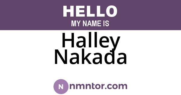 Halley Nakada