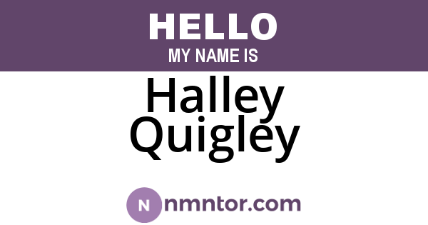 Halley Quigley