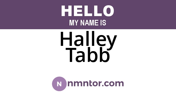 Halley Tabb
