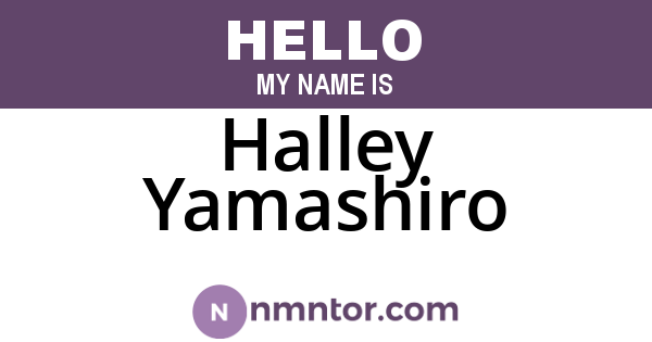 Halley Yamashiro