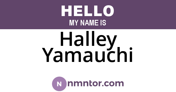 Halley Yamauchi