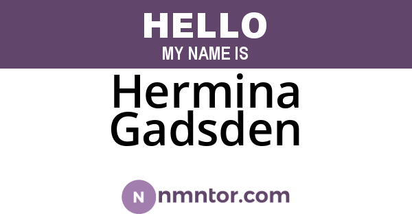 Hermina Gadsden