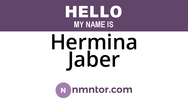 Hermina Jaber