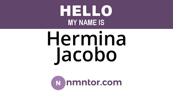 Hermina Jacobo