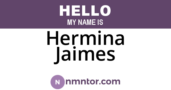 Hermina Jaimes