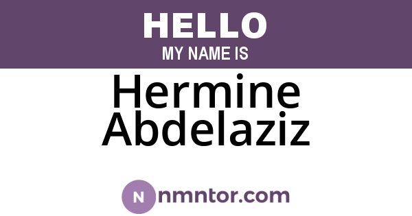 Hermine Abdelaziz