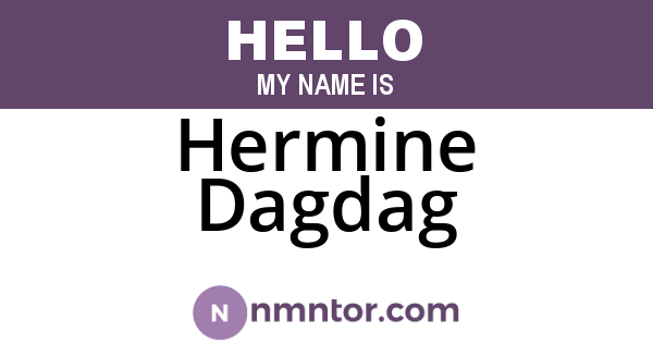 Hermine Dagdag
