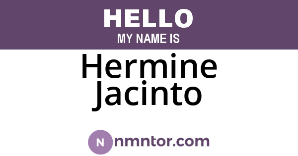 Hermine Jacinto