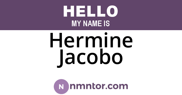 Hermine Jacobo