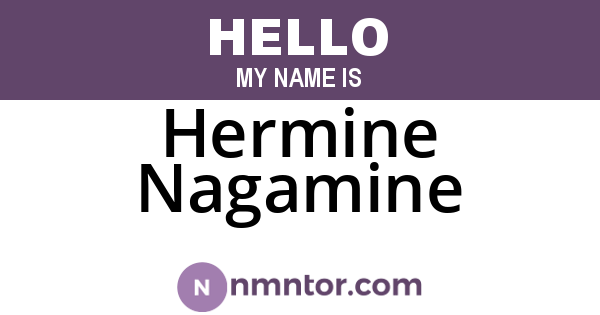 Hermine Nagamine