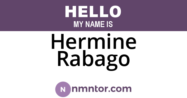 Hermine Rabago