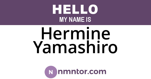 Hermine Yamashiro