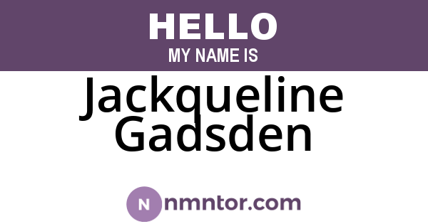 Jackqueline Gadsden