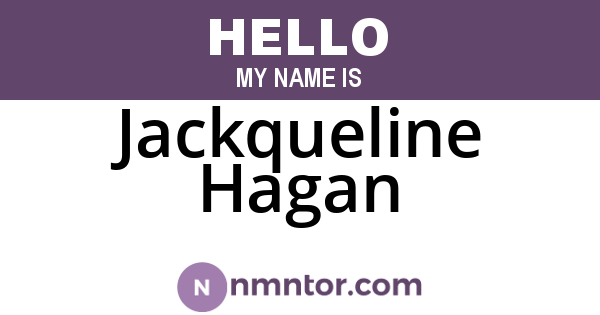Jackqueline Hagan