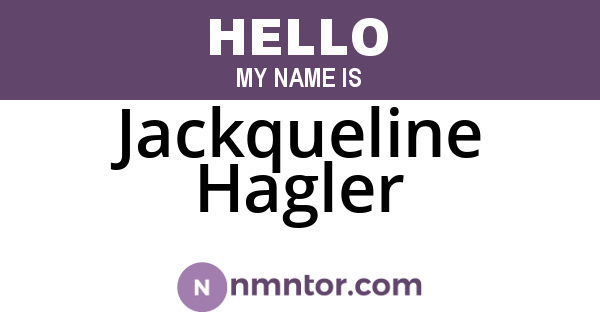Jackqueline Hagler