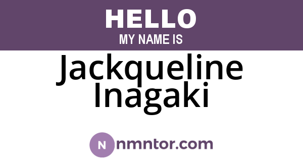Jackqueline Inagaki