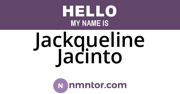 Jackqueline Jacinto