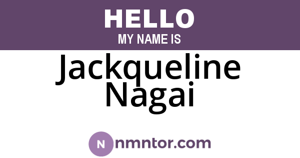 Jackqueline Nagai