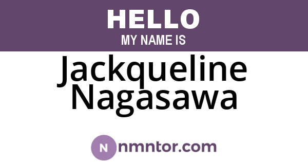 Jackqueline Nagasawa