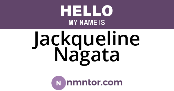 Jackqueline Nagata