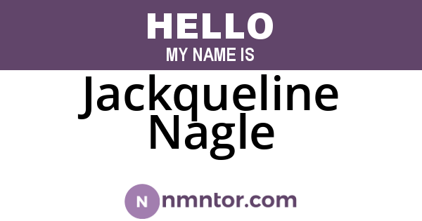 Jackqueline Nagle