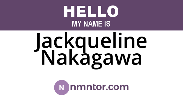Jackqueline Nakagawa