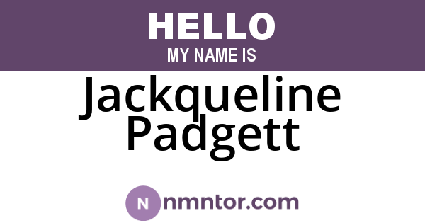 Jackqueline Padgett