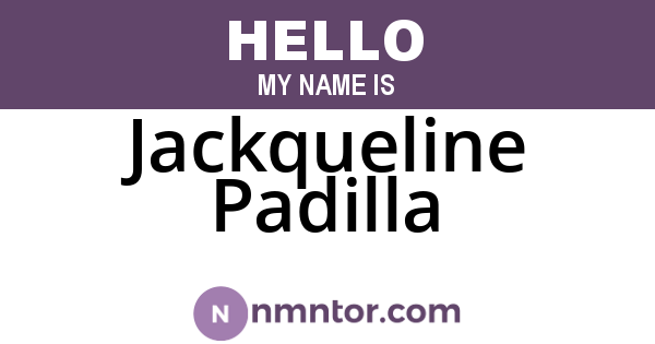 Jackqueline Padilla