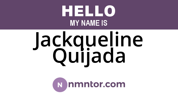 Jackqueline Quijada