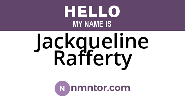 Jackqueline Rafferty