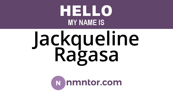 Jackqueline Ragasa