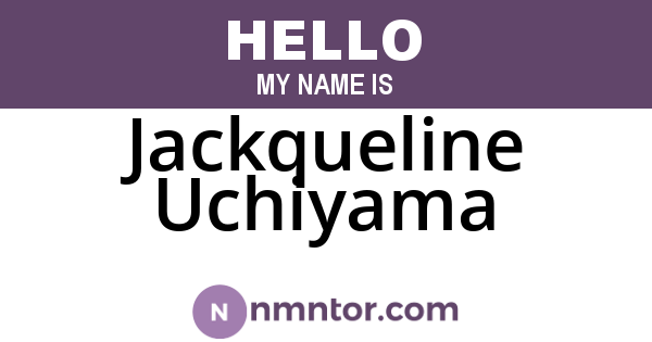 Jackqueline Uchiyama