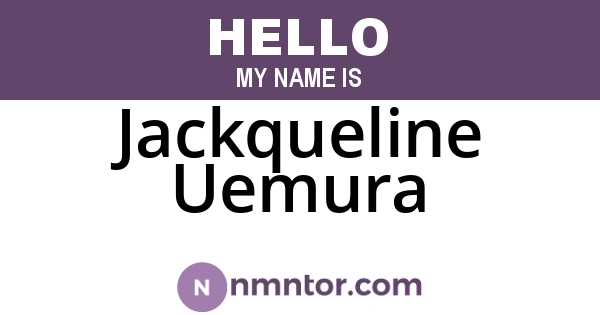 Jackqueline Uemura