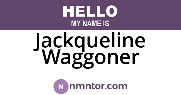 Jackqueline Waggoner