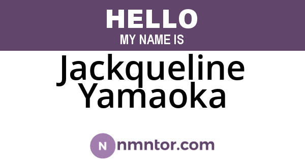 Jackqueline Yamaoka
