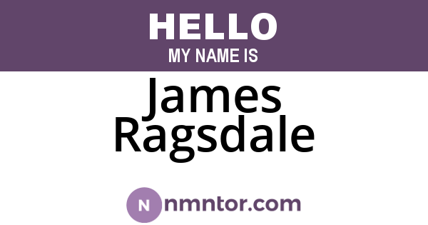 James Ragsdale