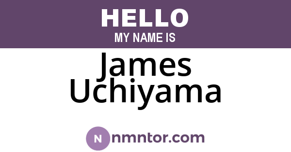 James Uchiyama